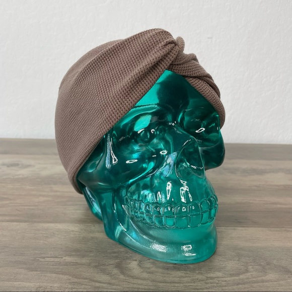 ALO Yoga Accessories - Alo Yoga Taupe Stretchy Micro Waffle Headband